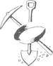 Graphic of mining tools