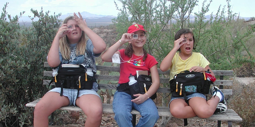 Kids having fun at camp