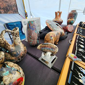 Clay Animals and vases