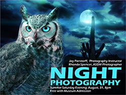 Night Photography Class Poster