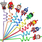 Superhero Straws