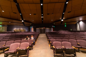 View fron the front of the presenter stage