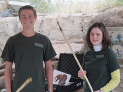 Jr. Docents at work