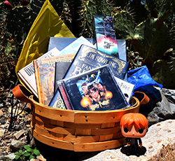 Picture of basket with items in it