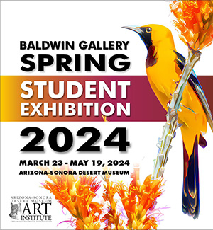 art institute student exhibition graphic
