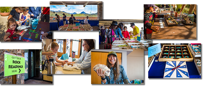 Collage of photos from Mineral Madness 2018